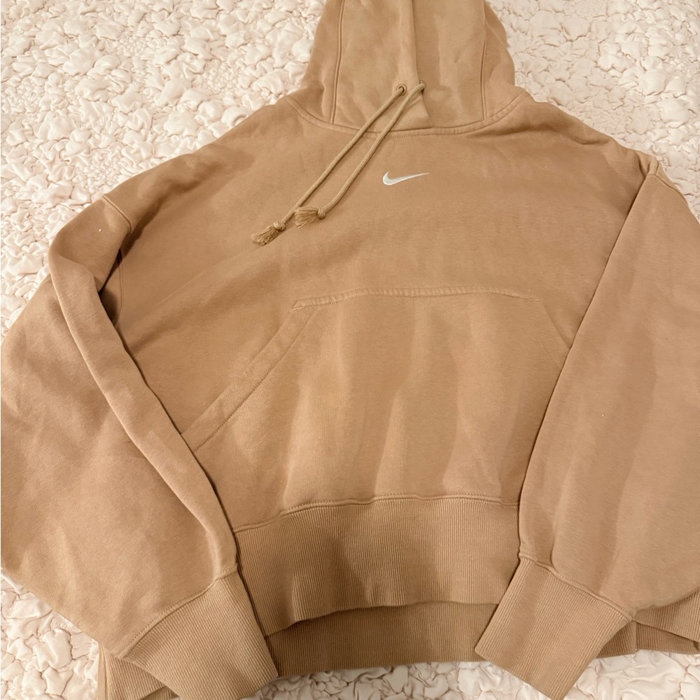 Nike Beige Pullover Hoodie